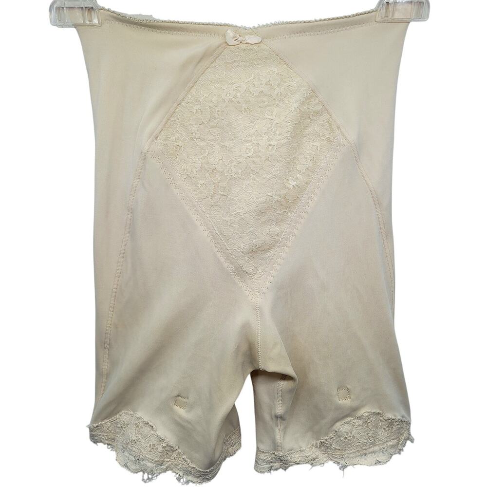 Vintage Sears Easy Wear Lace Trim Garter Girdle Lingerie for Cottagecore Styling